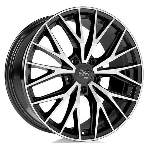 MSW 44 Gloss Black Full Polished 7.5x20 5x130 ET32 CB66.6