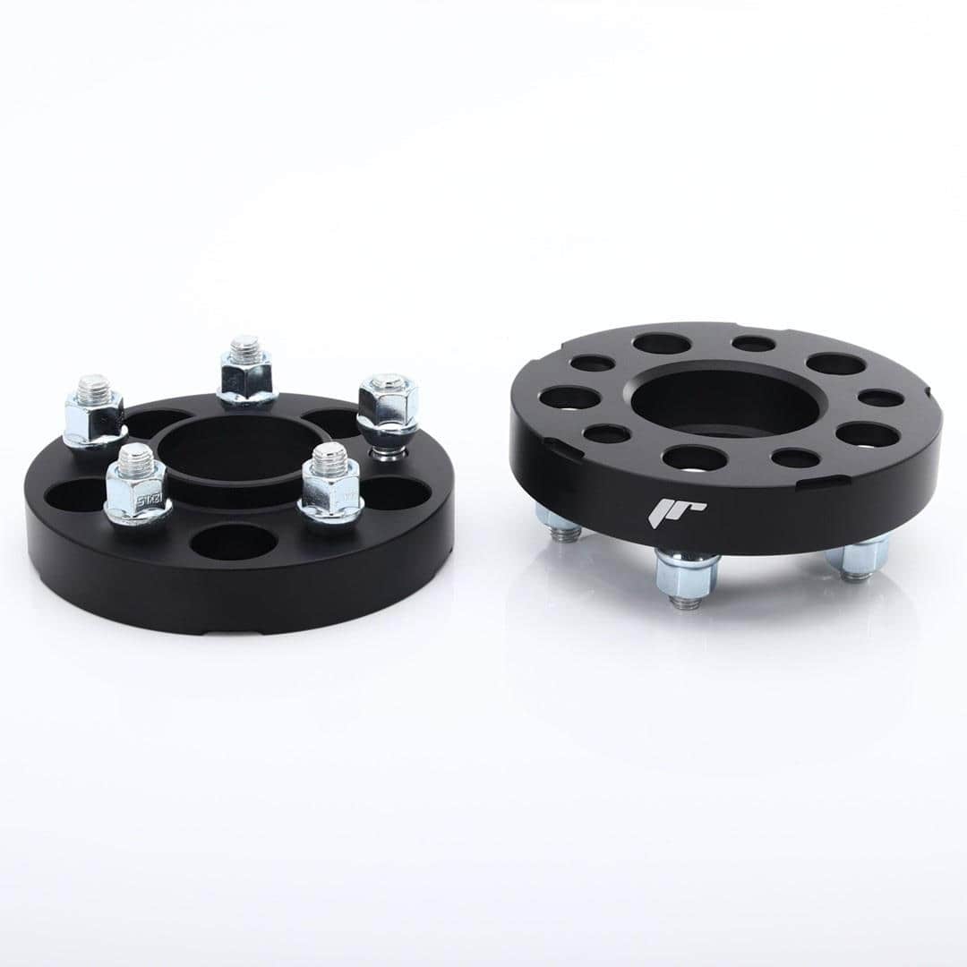 Flancis Japan Racing 30 mm 2 gab 5x120 72.6 With Studs M14x1.5 (+Nuts) Black (JRWA3-30MM-5I-72BK)