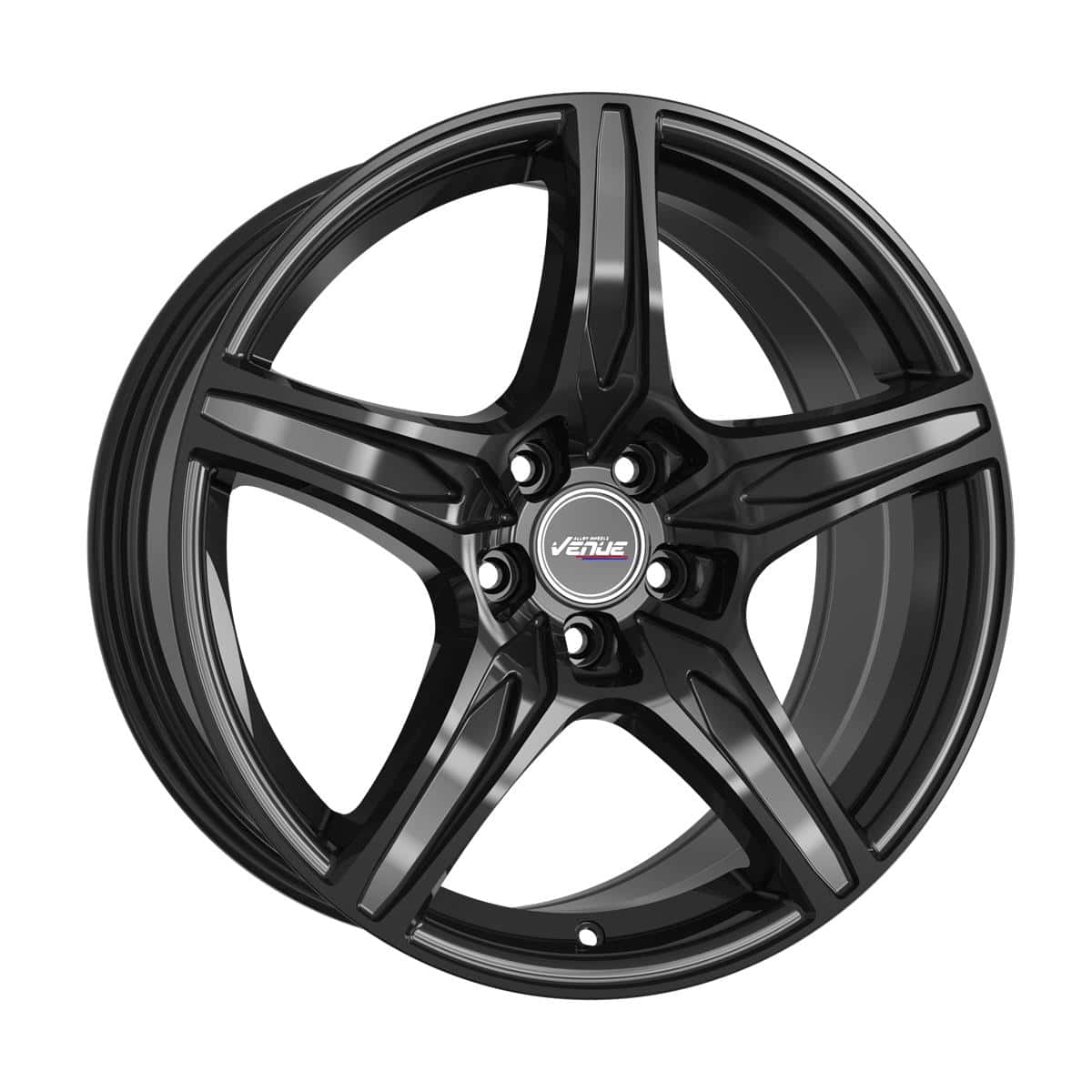 Venue VL5 Gloss Black 7x17 5x114.3 ET38 CB67,1