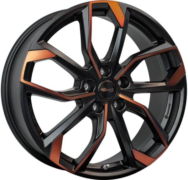 RC Design RC34 Black Orange Matt (BOM) 8x19 5x112 ET45 CB57.1