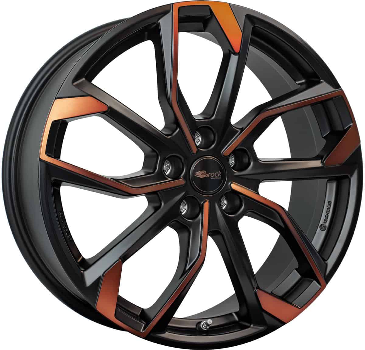 RC Design RC34 Black Orange Matt (BOM) 8x19 5x112 ET45 CB57.1