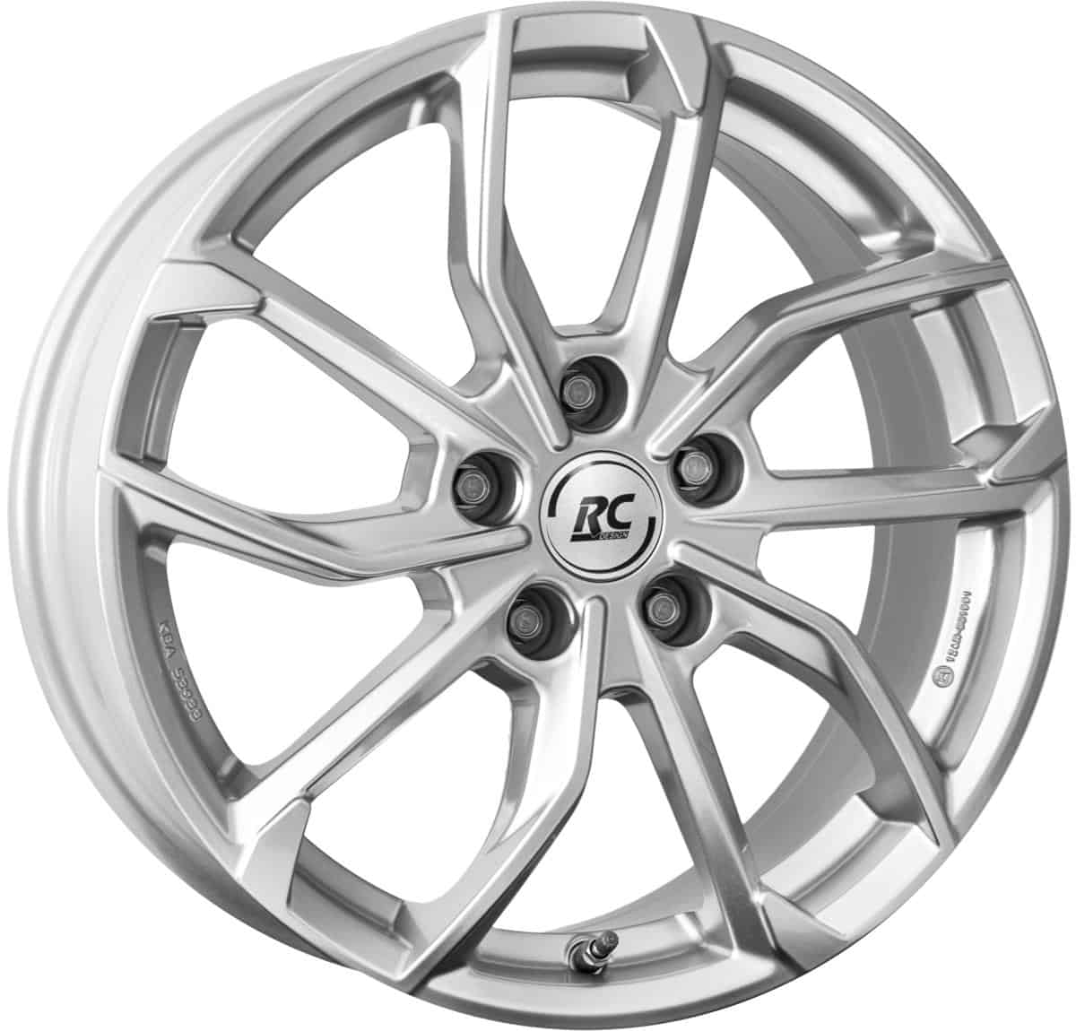RC Design RC34 Kristallsilber (KS) 7x17 4x108 ET32 CB65,1