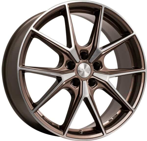 Brock B40 Bronze Copper Voll-Poliert (BCVP) 8x19 5x114.3 ET35 CB72,6
