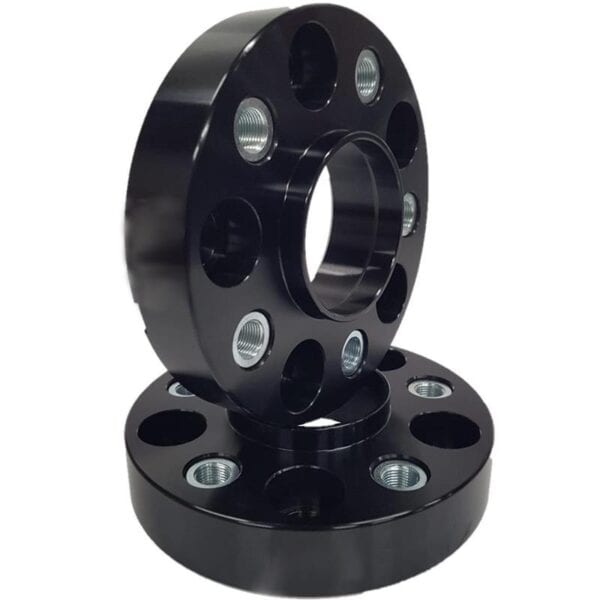 Flancis 25 mm 2 gab 5x120 72.6 mm With Thread Holds M14x1.25 Black (NBA-5120-726-25-THREAD-M14x1.25B)