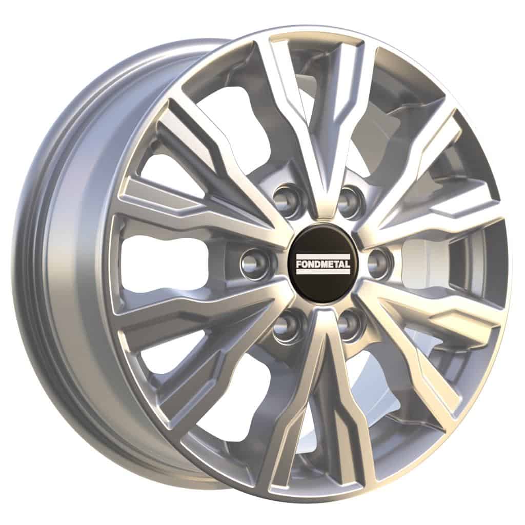 Fondmetal PRO2 Glossy Silver 6,5x16 6x130 ET54 CB84,1