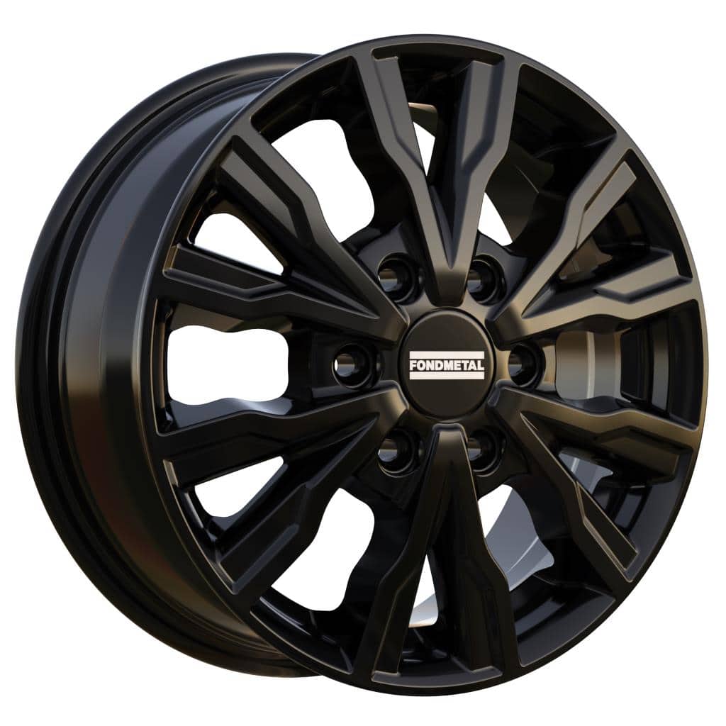 Fondmetal PRO2 Glossy Black 7x17 6x130 ET50 CB84,1