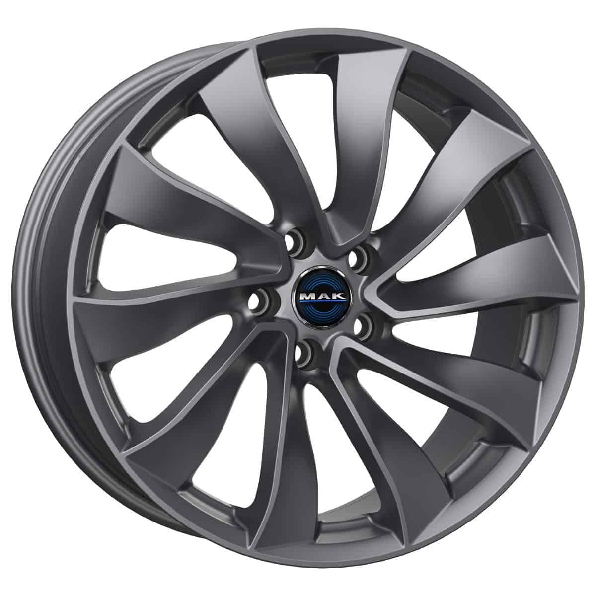 MAK Solar Gloss Gun Metallic 9,5x19 5x114.3 ET45 CB64,1