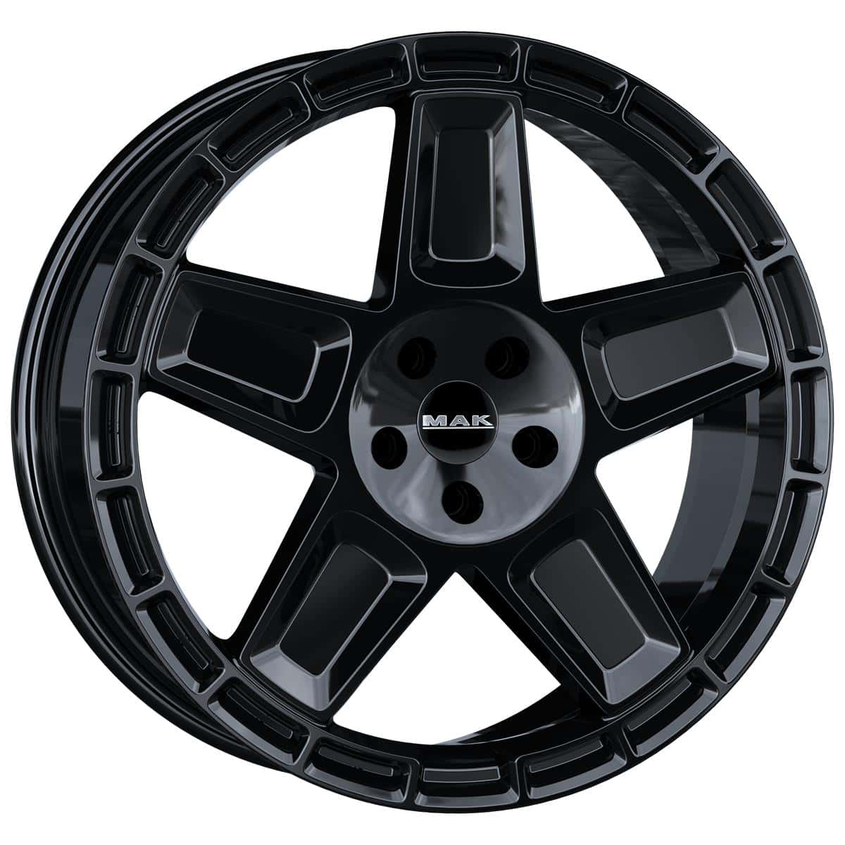 MAK Trek Gloss Black 9x20 5x112 ET20 CB66,6