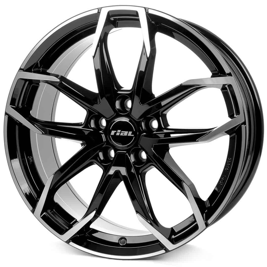 Rial Lucca diamond-black frontpolished 6,5x17 4x108 ET32 CB65,1