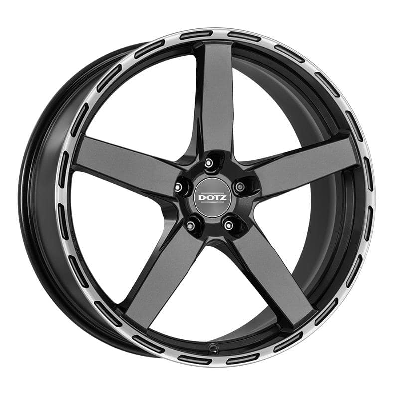 Dotz MarinaBay dark Gunmetal/polished lip 8,5x19 5x112 ET45 CB70,1