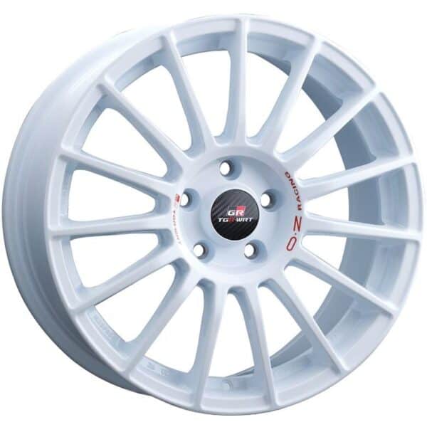 OZ Racing Superturismo TGR-WRT Race White + Red Lettering 8x18 5x114.3 ET45 CB75,0