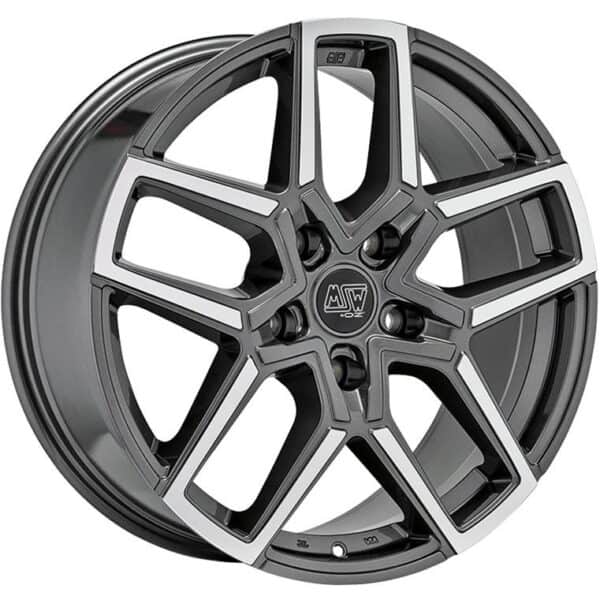 MSW 52 Gloss Gun Metal Full Polished 8,5x20 5x114.3 ET45 CB73,1