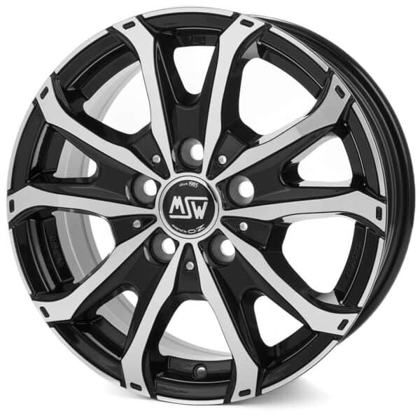 MSW 48 Van Gloss Black Full Polished 6,5x16 5x118 ET55 CB71,1