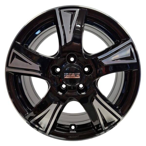 Fondmetal PRO1 Glossy Black Machined 6.5x16 5x108 ET42 CB65.1