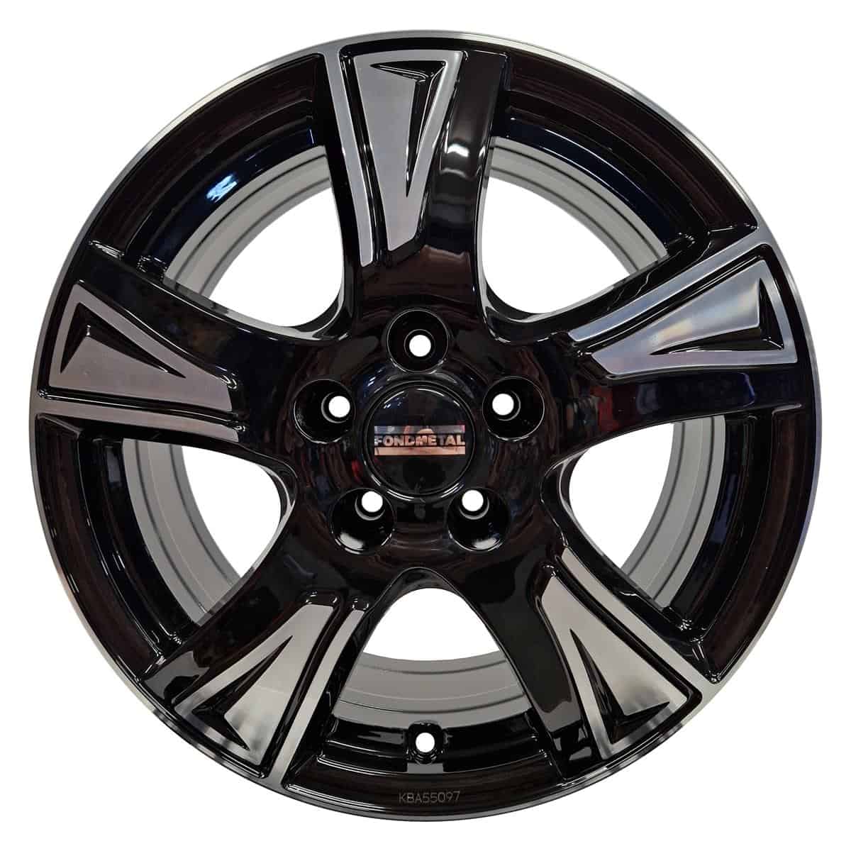 Fondmetal PRO1 Glossy Black Machined 6.5x16 5x108 ET42 CB65.1