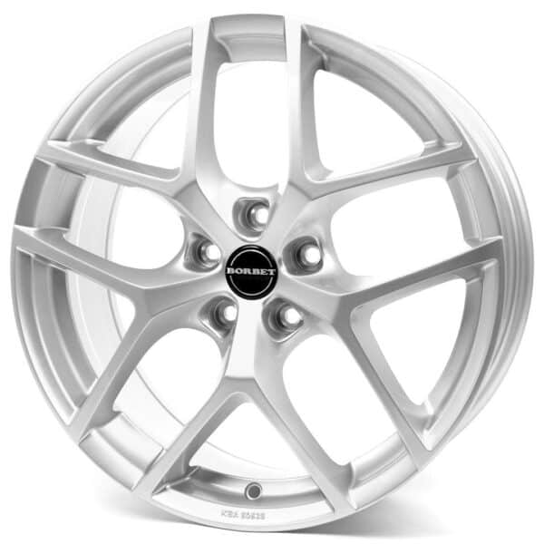 Borbet Y Crystal Silver 6.5x16 5x112 ET43 CB57.1